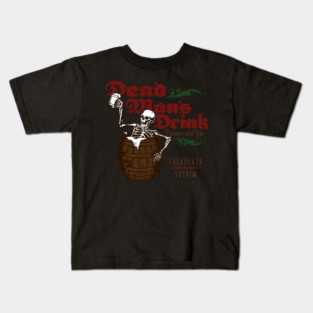 Dead Man's Drink Kids T-Shirt