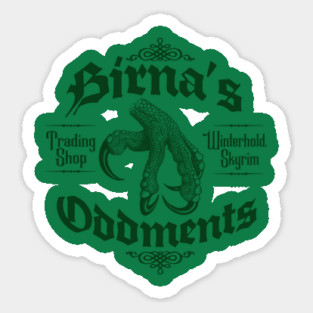Birna's Oddments Sticker