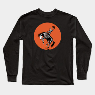 Skeleton cowboy Long Sleeve T-Shirt