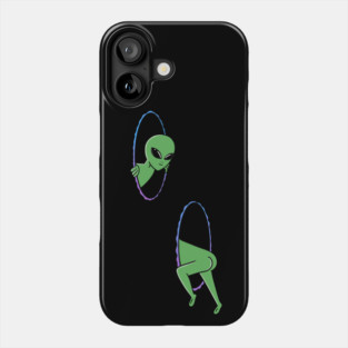 Alien space portal Phone Case