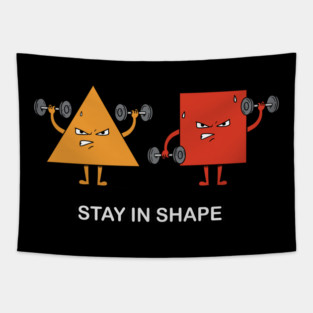 Gym stay in shape Tapestry