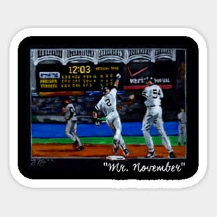 Mr. November Sticker