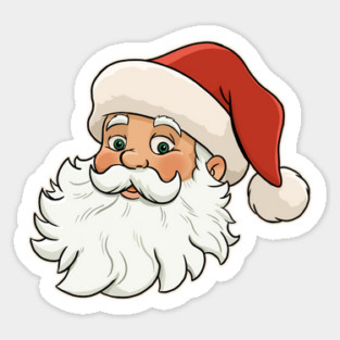 Santa Clause is coming to town Christmas Sticker