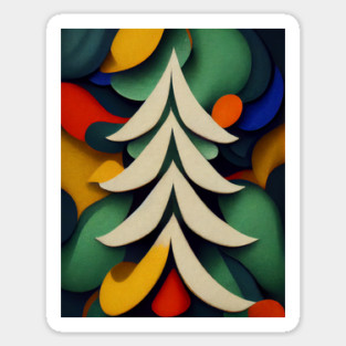 christmas tree indoor Sticker