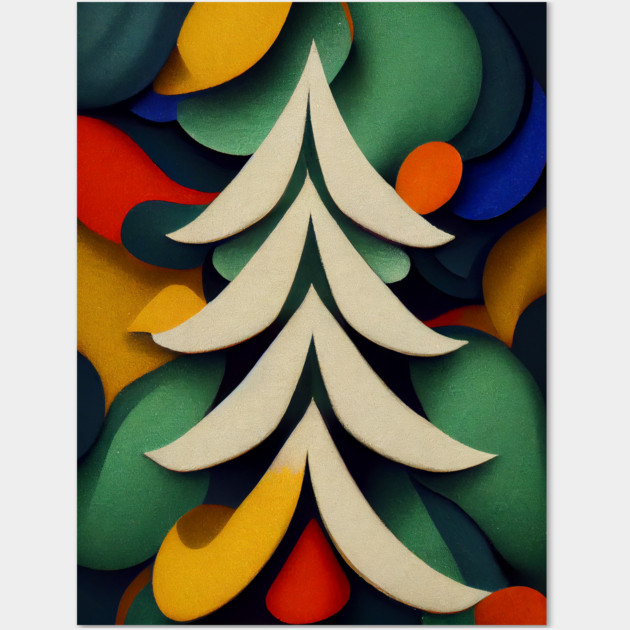 christmas tree indoor Wall Art by yangho