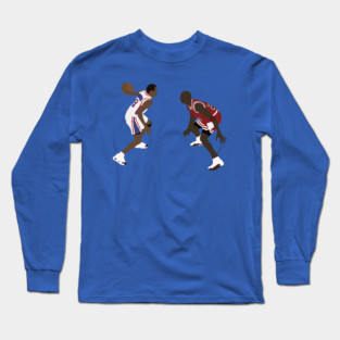 Iverson Crosses Over Jordan Long Sleeve T-Shirt