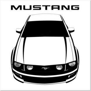 Mustang GT 2005-2009 Posters and Art