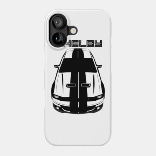 Mustang Shelby GT500 2007-2009 - Black lines Phone Case
