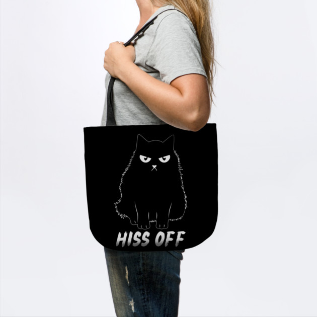 Hiss Off Cat Doodle Design by The WYLD Tribe