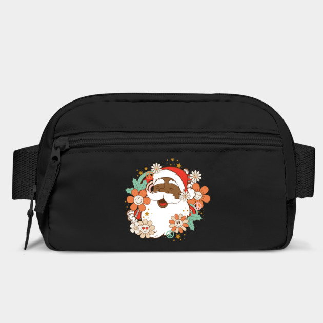 African American Retro Santa Claus Christmas by The WYLD Tribe