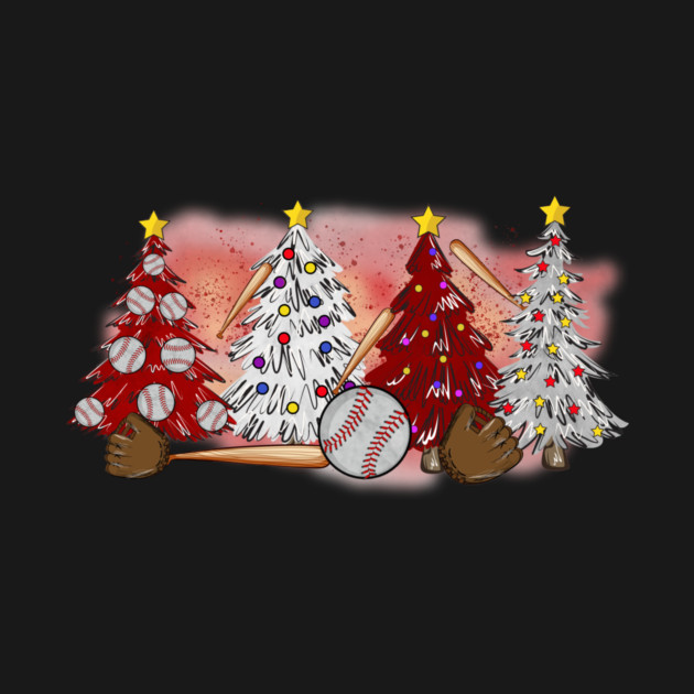 Softball Christmas Trees Xmas Gifts by The WYLD Tribe