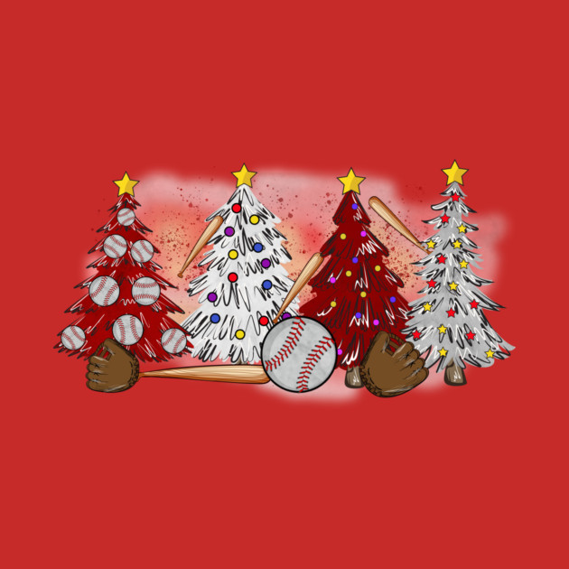 Softball Christmas Trees Xmas Gifts by The WYLD Tribe