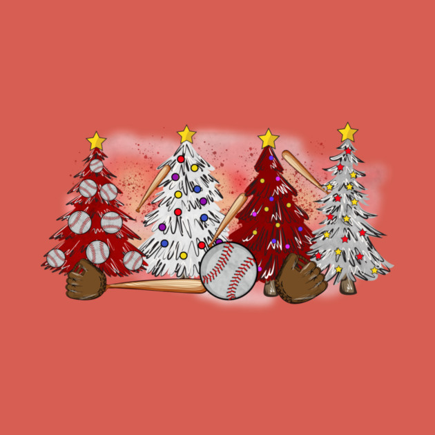 Softball Christmas Trees Xmas Gifts by The WYLD Tribe