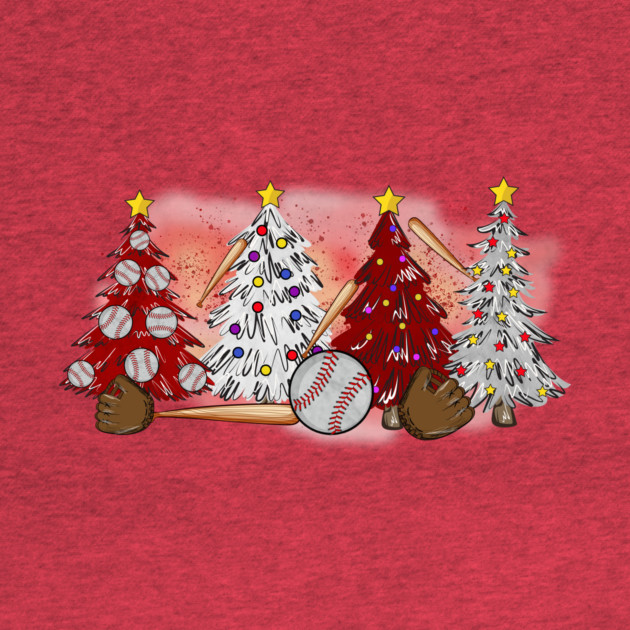 Softball Christmas Trees Xmas Gifts by The WYLD Tribe