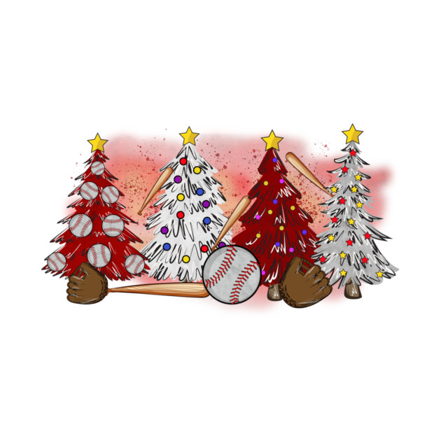 Softball Christmas Trees Xmas Gifts by The WYLD Tribe
