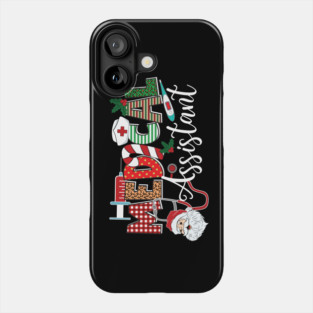 Medical Assistant Nurse Christmas Santa Phone Case