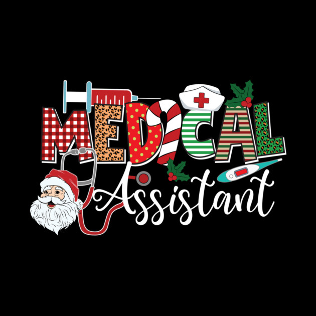 Medical Assistant Nurse Christmas Santa by The WYLD Tribe