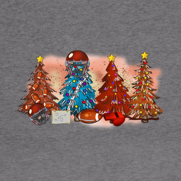 Rugby Football Christmas Trees Xmas Gift by The WYLD Tribe