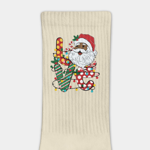 Love Black Santa Christmas by The WYLD Tribe