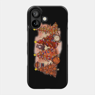 Basketball Christmas Trees Xmas Gift Phone Case