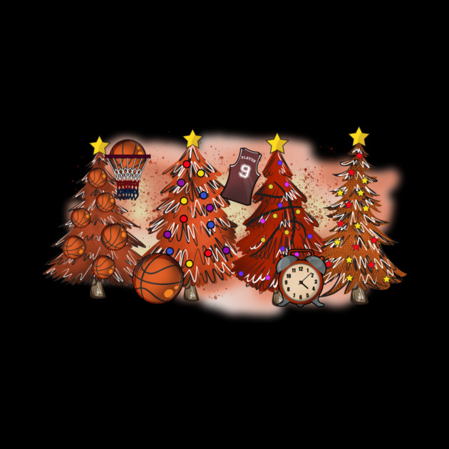Basketball Christmas Trees Xmas Gift by The WYLD Tribe