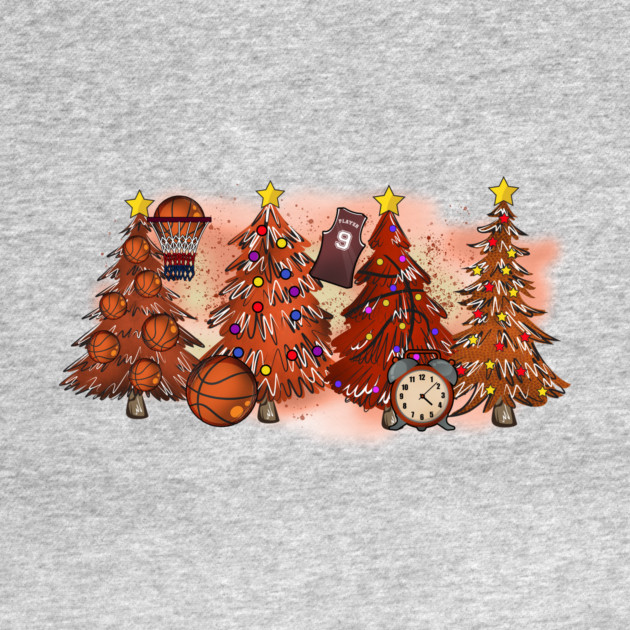 Basketball Christmas Trees Xmas Gift by The WYLD Tribe
