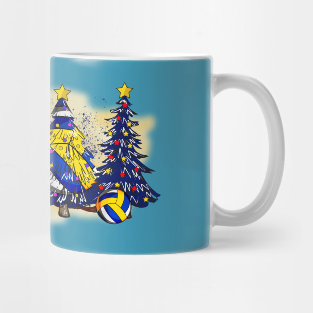 Volleyball Christmas Trees Xmas Gifts by The WYLD Tribe