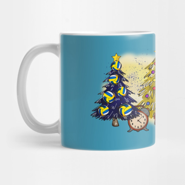 Volleyball Christmas Trees Xmas Gifts by The WYLD Tribe