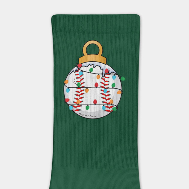 Baseball Christmas Lights by The WYLD Tribe