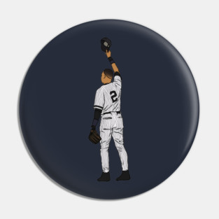 Derek Jeter Tips His Hat Pin