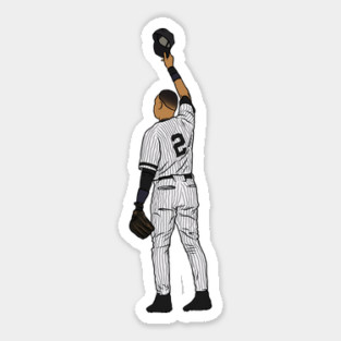 Derek Jeter Tips His Hat Sticker