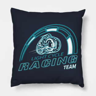 The Light Cycle Racing Team Pillow