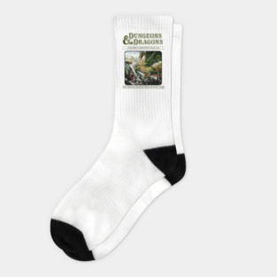 dungeons and dragons old style Socks
