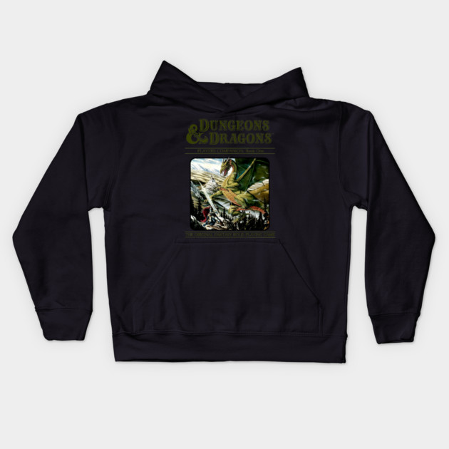 dungeons and dragons old style Kids Hoodie by Young Forever