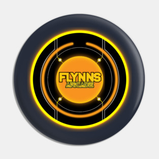Flynn's Orange Neon Pin