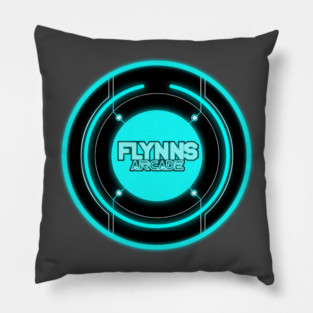 Flynn's Blue Neon Pillow