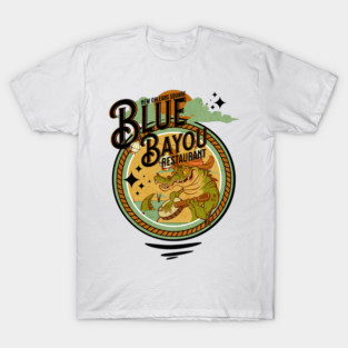 Blue Bayou Restaurant New Orleans Square Bar Lounge California T-Shirt