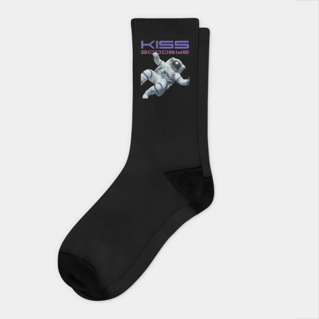 Astronaut Kiss Goodbye Socks by REG