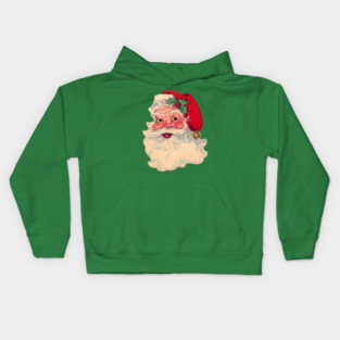 Vintage Santa Claus Kids Hoodie