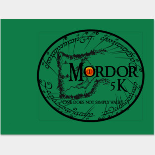 Mordor 5K Posters and Art
