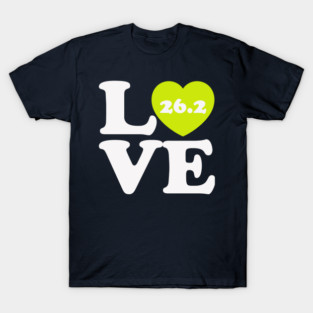 Marathon Running Love Runner Marathoner Valentines Day T-Shirt