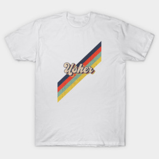 retro vintage color Usher T-Shirt