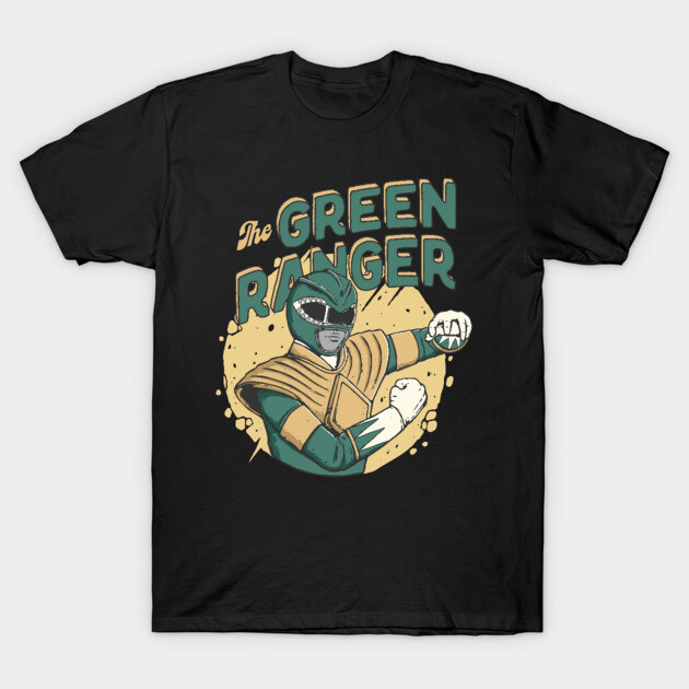 Mighty Morphin Power Ranger MMPR Green Ranger Tommy Oliver T-Shirt