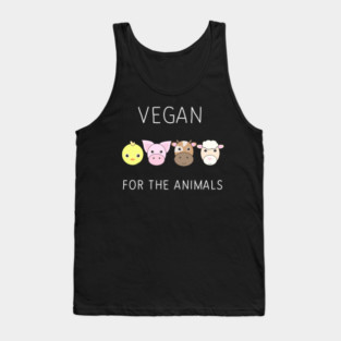 Vegan For The Animals Tank Top