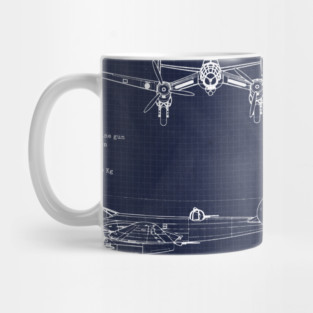Blueprint Yermolayev Yer-2 Mug