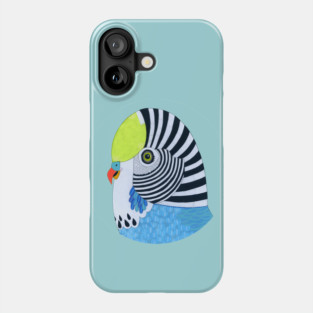 Smiling Parakeet Phone Case