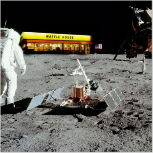 Waffle House Lunar Walk Posters and Art