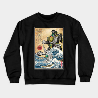 Dragonzord in Japan Crewneck Sweatshirt