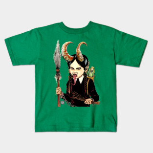 Krampus Goth Kids T-Shirt