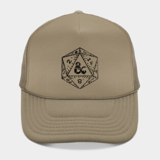 Dungeons and Dragons D20 Dice Hat